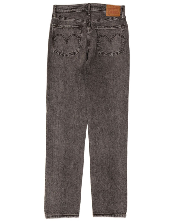 Levi's Womens 501 Straight Jeans  W26 L30 Grey Cotton