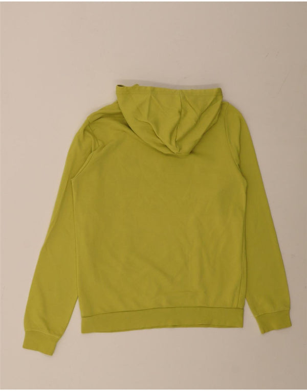 Champion Boys Graphic Hoodie Jumper 15-16 Years 2XL Green Colourblock