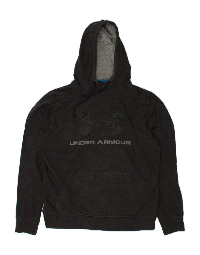 UNDER ARMOUR Mens Tall Graphic Hoodie Jumper XL Grey Cotton | Vintage Under Armour | Thrift | Second-Hand Under Armour | Used Clothing | Messina Hembry 