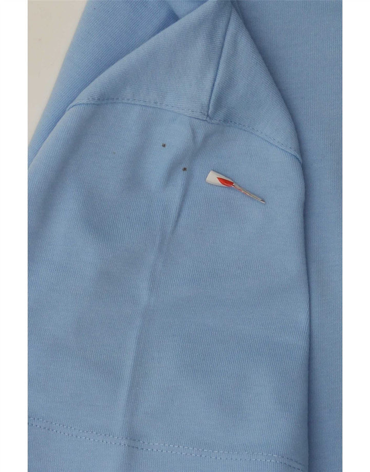 Zara Mens T-Shirt Top Small Blue Cotton