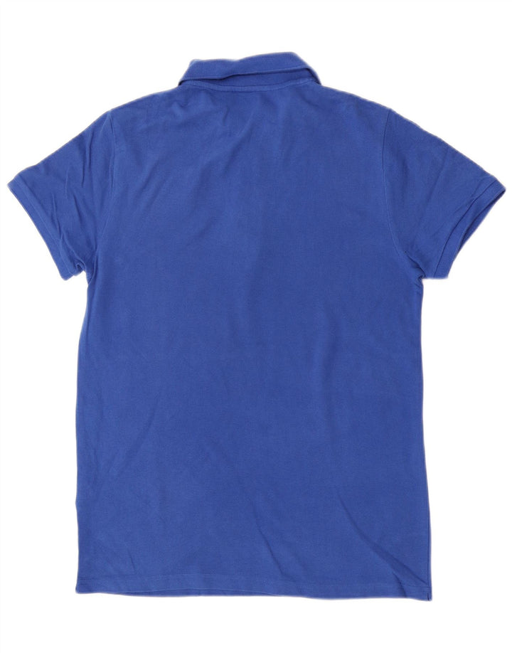 Kappa Mens Polo Shirt Medium Blue Cotton