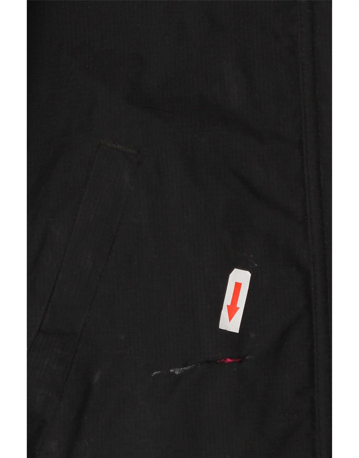 Superdry Womens The Windcheater Windbreaker Jacket UK 6 XS Black Nylon