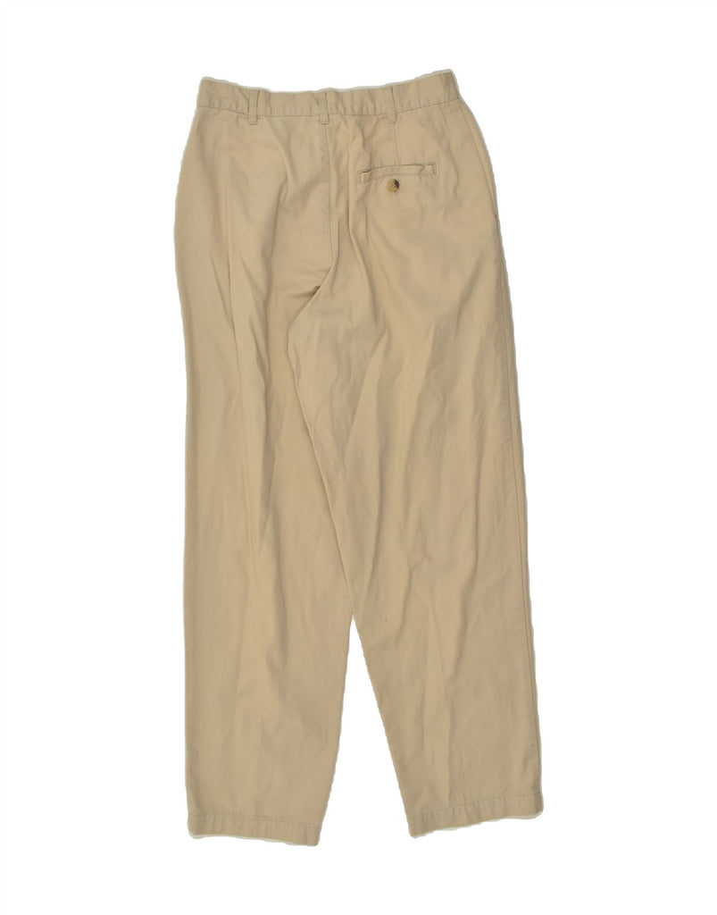 VINTAGE Boys Pegged Chino Trousers 9-10 Years W28 L29 Brown Cotton | Vintage Vintage | Thrift | Second-Hand Vintage | Used Clothing | Messina Hembry 