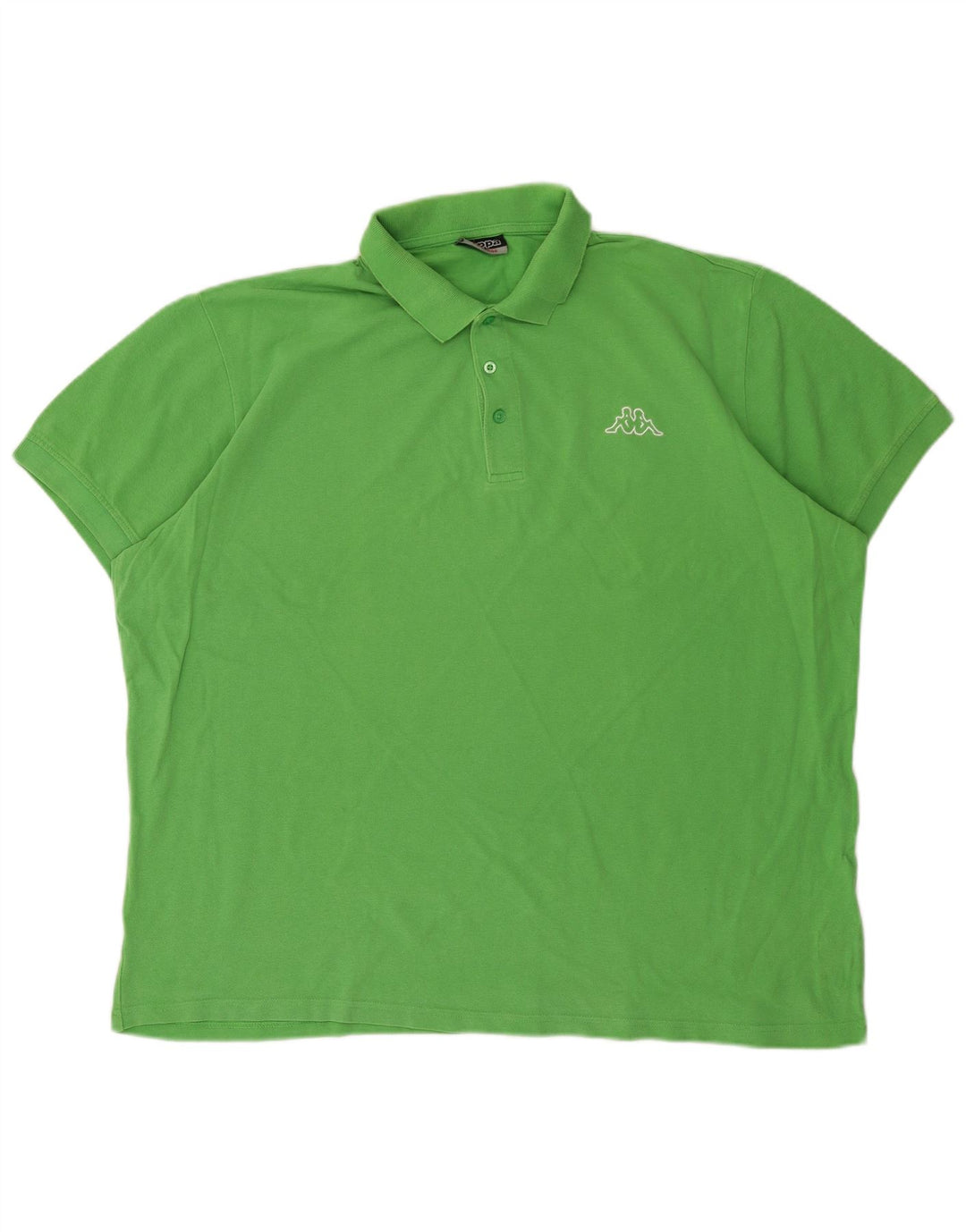 KAPPA Mens Polo Shirt 2XL Green Cotton