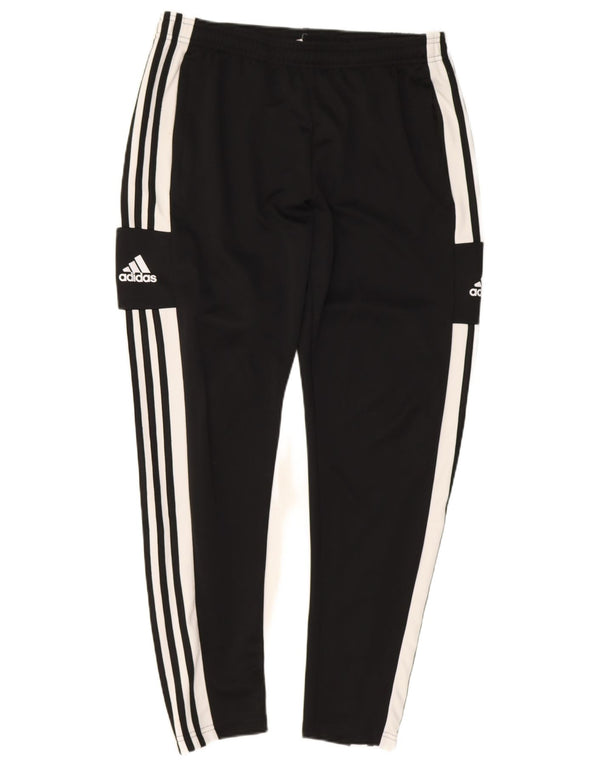 Adidas Mens Graphic Tracksuit Trousers Large Black Polyester