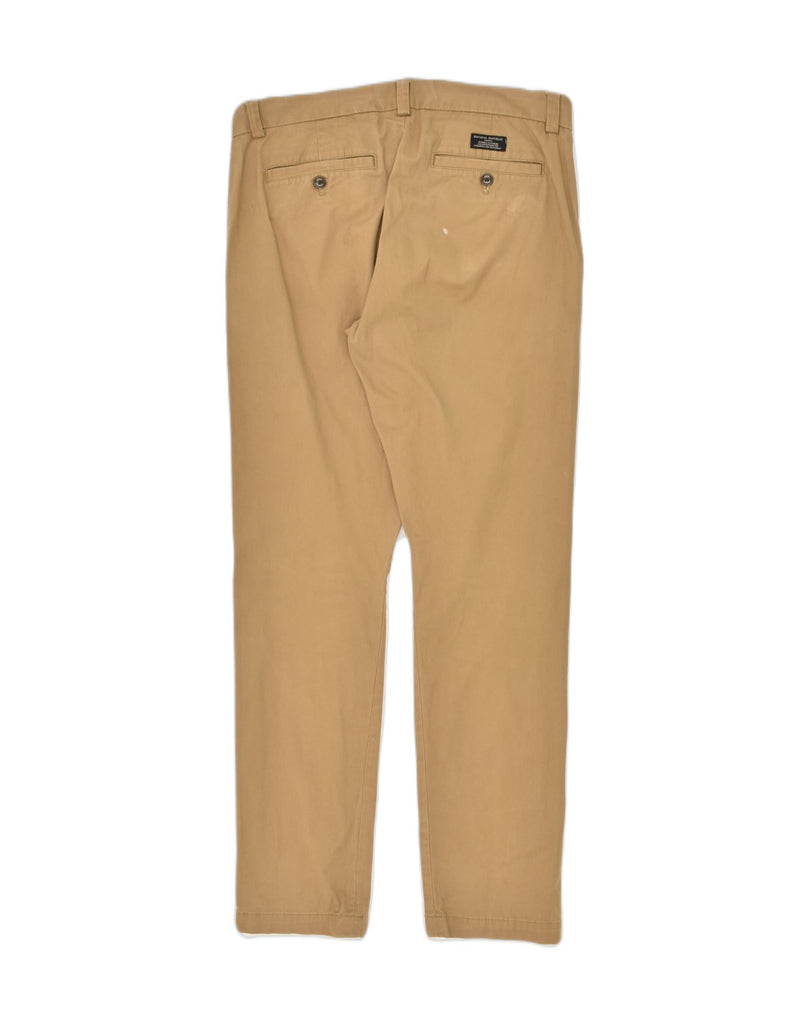 BANANA REPUBLIC Mens Fulton Skinny Chino Trousers W32 L32 Brown Cotton | Vintage Banana Republic | Thrift | Second-Hand Banana Republic | Used Clothing | Messina Hembry 