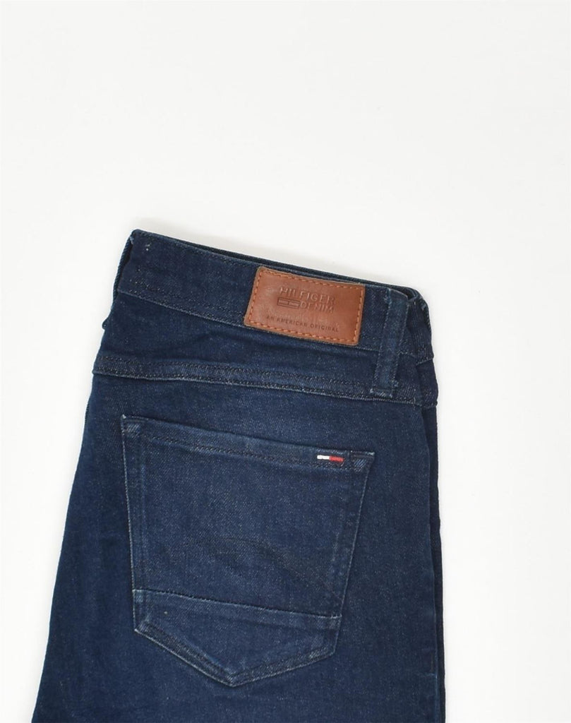 TOMMY HILFIGER Womens Mid Rise Bootcut Jeans W27 L30 Navy Blue Cotton | Vintage Tommy Hilfiger | Thrift | Second-Hand Tommy Hilfiger | Used Clothing | Messina Hembry 