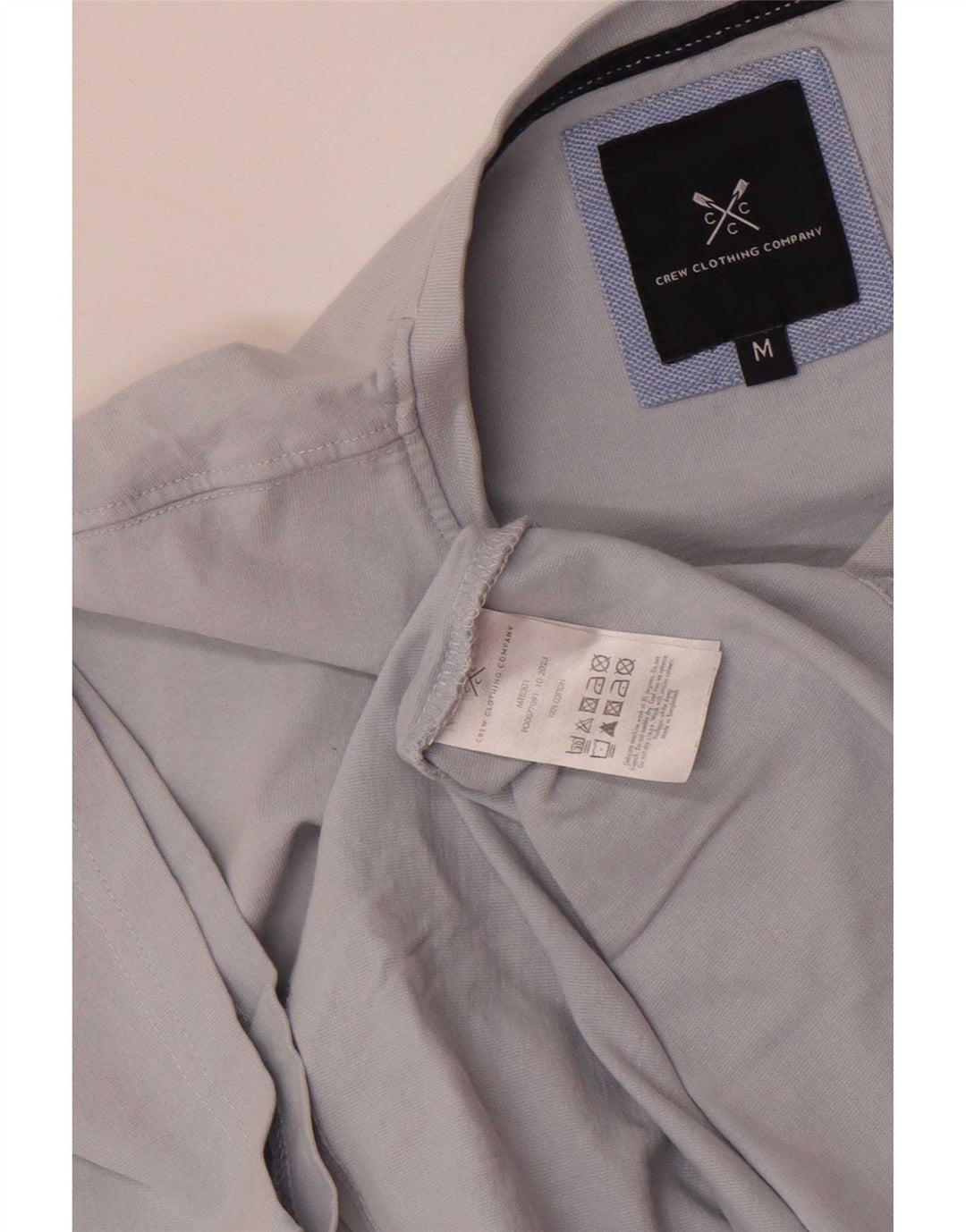 Crew Clothing Mens T-Shirt Top Medium Blue Cotton