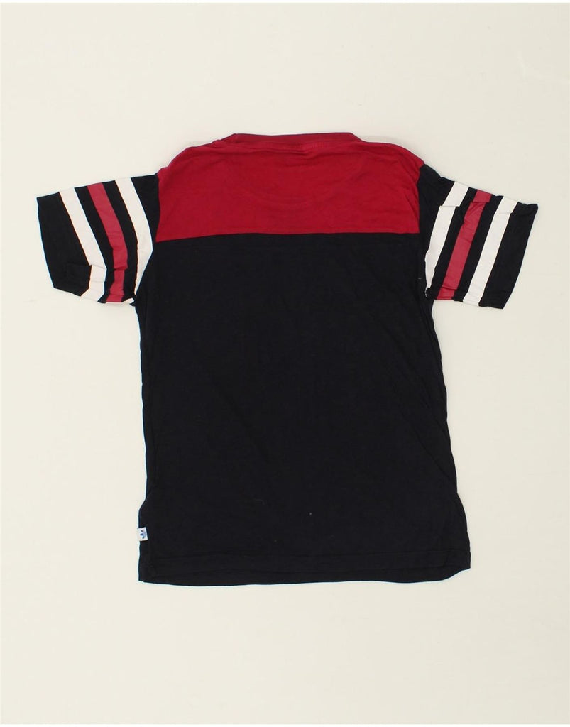 ADIDAS Boys Graphic T-Shirt Top 8-9 Years Black Colourblock Cotton | Vintage Adidas | Thrift | Second-Hand Adidas | Used Clothing | Messina Hembry 