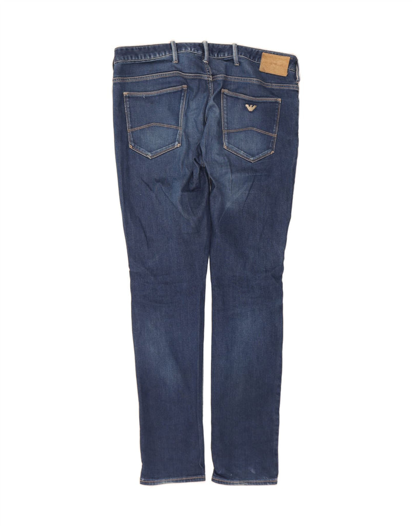 EMPORIO ARMANI Mens Slim Jeans W36 L34 Blue Cotton Vintage Emporio Armani and Second-Hand Emporio Armani from Messina Hembry 
