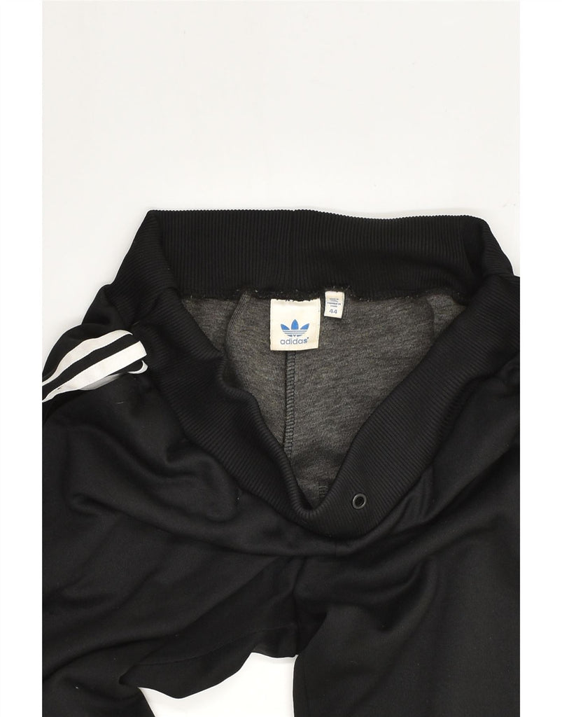 ADIDAS Womens Tracksuit Trousers Joggers IT 44 Medium Black Polyester | Vintage Adidas | Thrift | Second-Hand Adidas | Used Clothing | Messina Hembry 