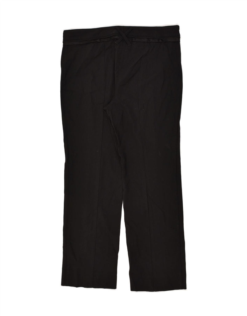 DOLCE & GABBANA Womens Casual Trousers IT 44 Medium W32 L26  Black | Vintage Dolce & Gabbana | Thrift | Second-Hand Dolce & Gabbana | Used Clothing | Messina Hembry 