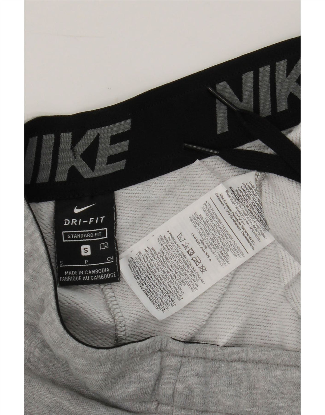 NIKE Mens Dri Fit Standard Fit Tracksuit Trousers Joggers Small  Grey Vintage Nike and Second-Hand Nike from Messina Hembry 