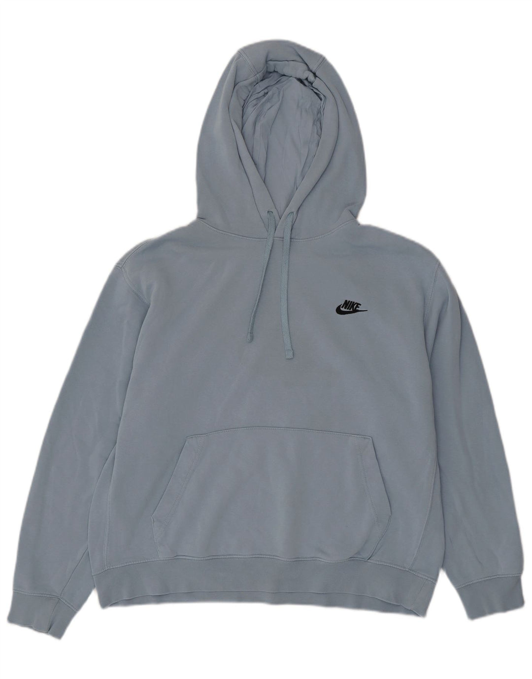 Nike Mens Hoodie Jumper Large Blue