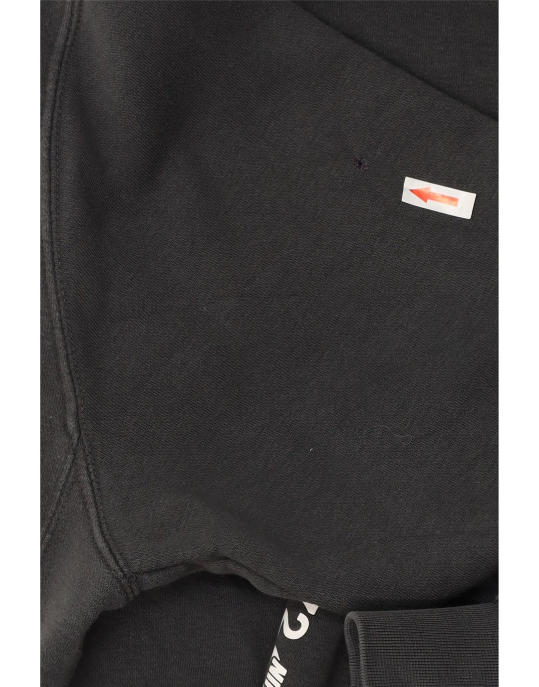 Nike Mens Graphic Hoodie Jumper Small Grey Cotton