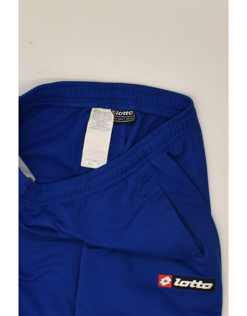 LOTTO Mens Tracksuit Trousers Joggers Size 38/40 XL Blue Polyester | Vintage Lotto | Thrift | Second-Hand Lotto | Used Clothing | Messina Hembry 