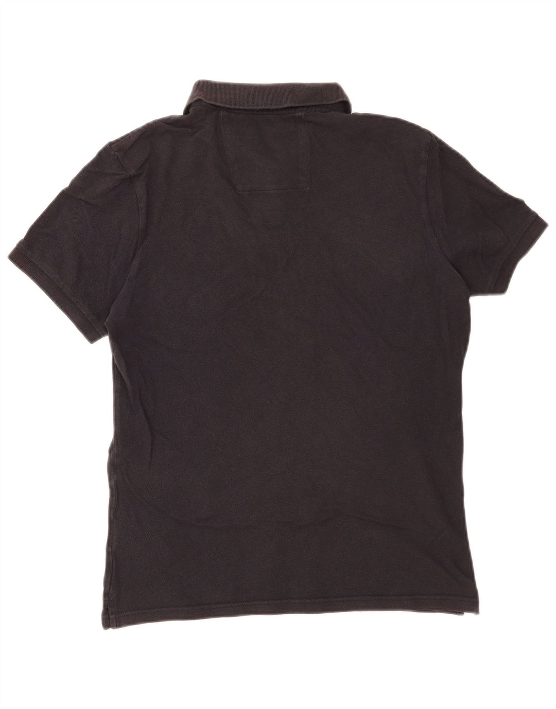 Calvin Klein Jeans Mens Polo Shirt Small Black Cotton
