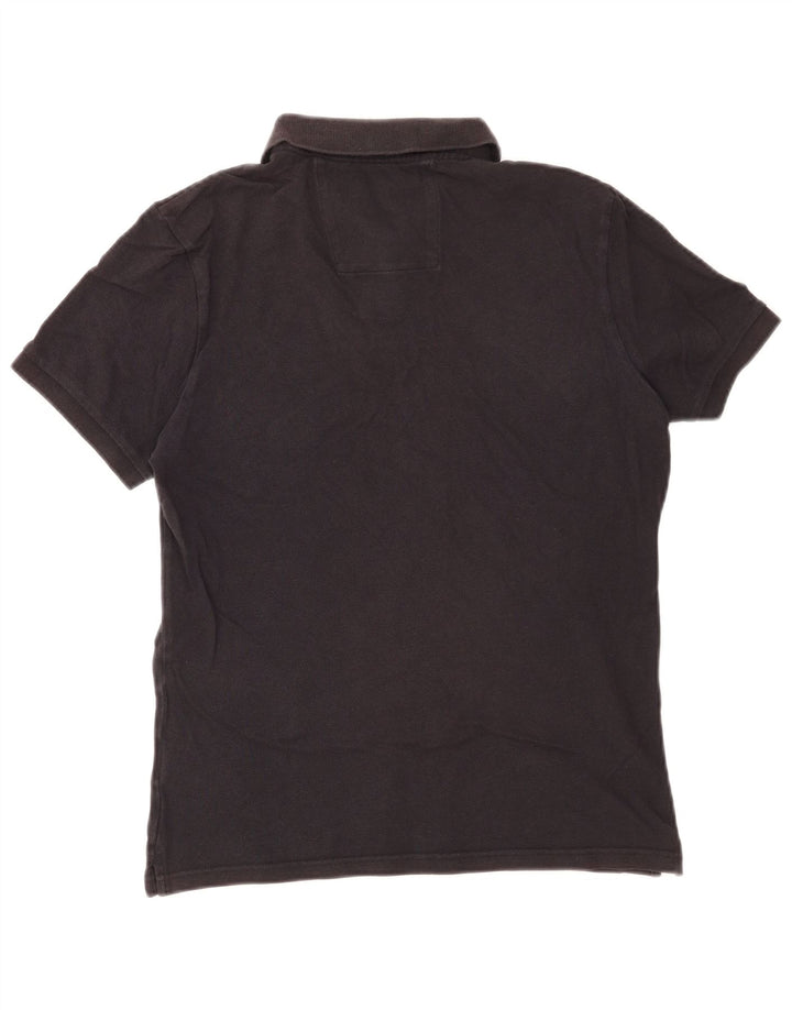 Calvin Klein Jeans Mens Polo Shirt Small Black Cotton