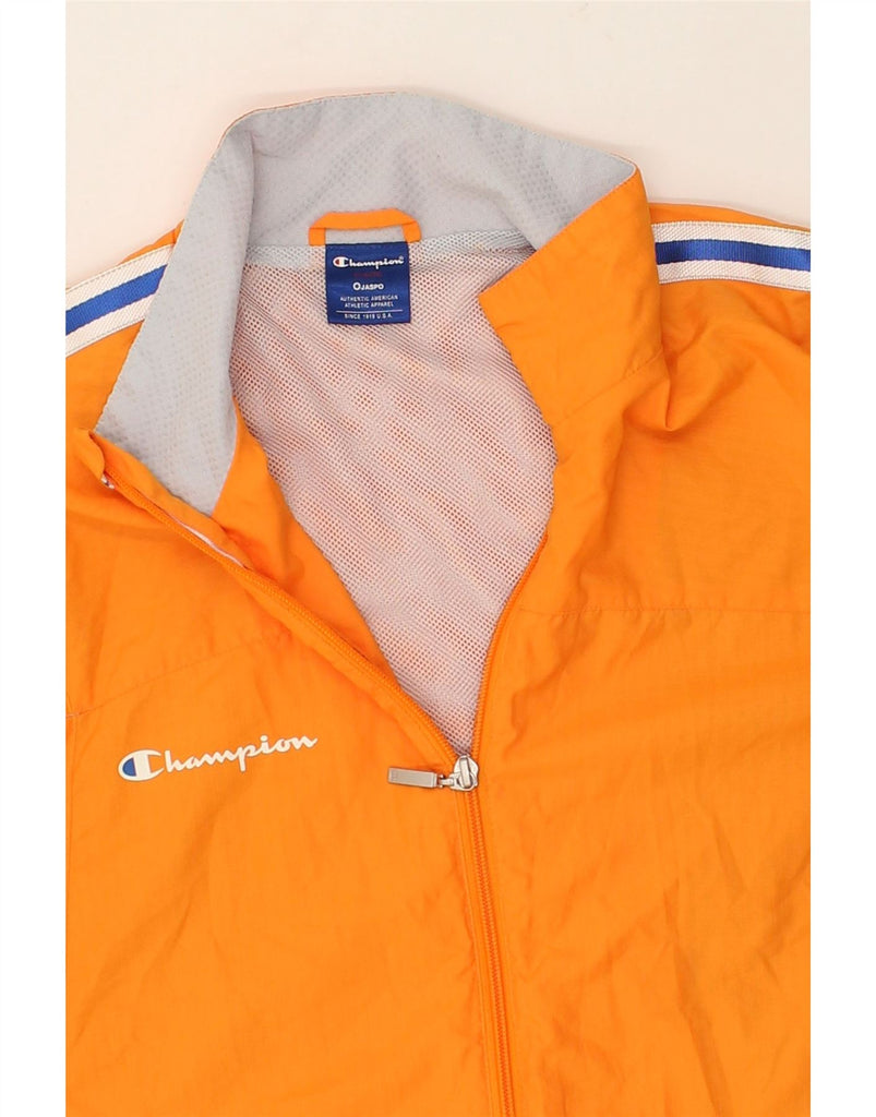 CHAMPION Mens Tracksuit Top Jacket Medium Orange | Vintage Champion | Thrift | Second-Hand Champion | Used Clothing | Messina Hembry 
