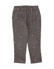 DOLCE & GABBANA Girls Chino Trousers 5-6 Years W22 L18 Grey Herringbone