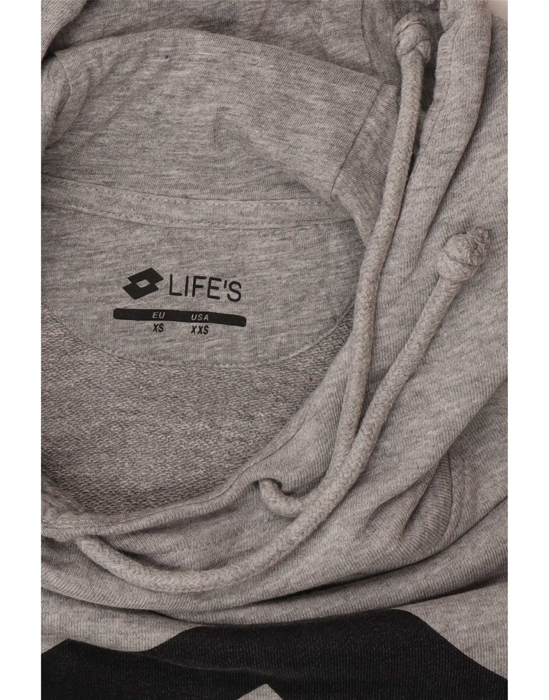 Lotto Mens Graphic Hoodie Jumper 2XS Grey