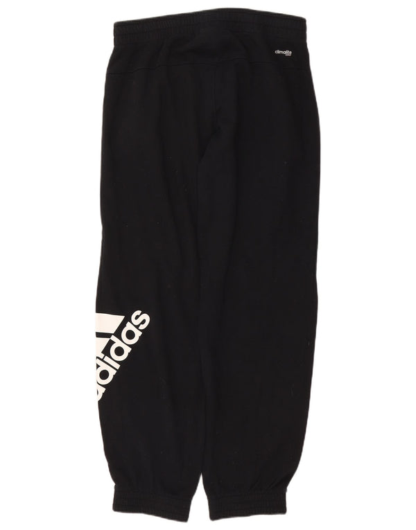 Adidas Mens Climalite Graphic Tracksuit Trousers Joggers Medium Black