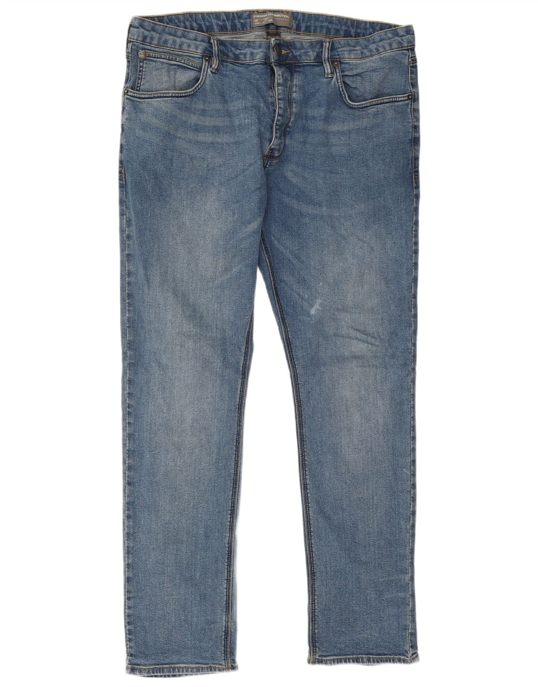 French Connection Mens Slim Jeans W38 L34 Blue Cotton