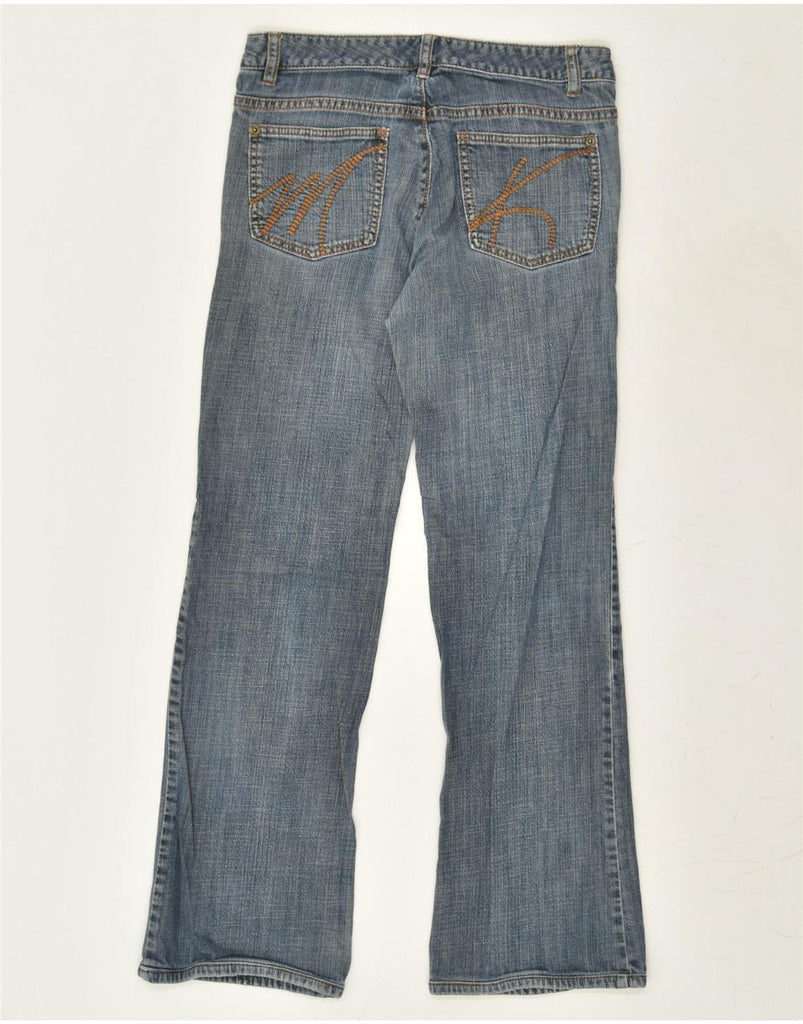 MICHAEL KORS Womens Flared Jeans US 6 Medium W30 L30 Blue Cotton | Vintage Michael Kors | Thrift | Second-Hand Michael Kors | Used Clothing | Messina Hembry 