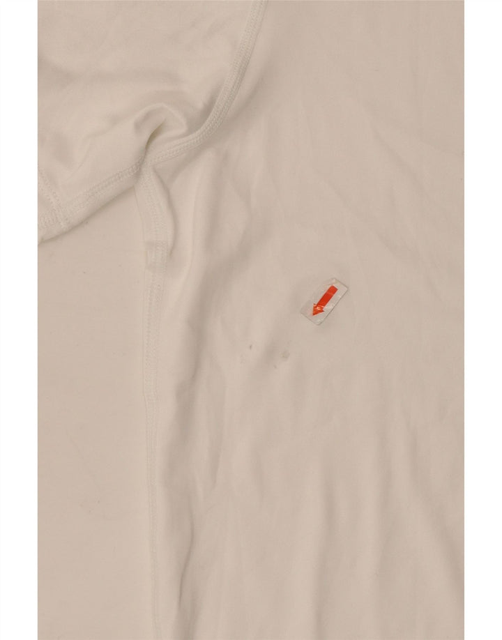 Reebok Mens T-Shirt Top Medium White Polyester