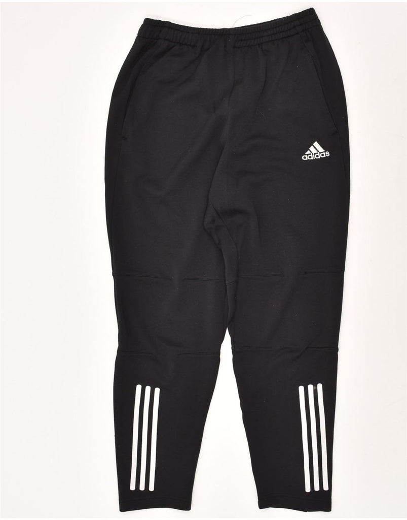 ADIDAS Mens Tracksuit Trousers Medium Black | Vintage Adidas | Thrift | Second-Hand Adidas | Used Clothing | Messina Hembry 