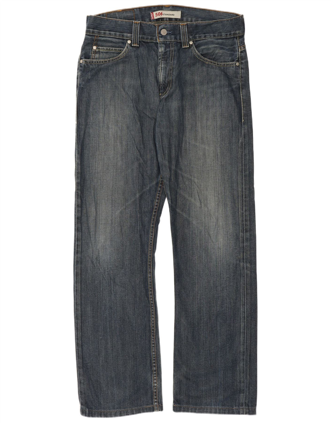 Levi's Mens 506 Standard Fit Straight Jeans W33 L31 Blue