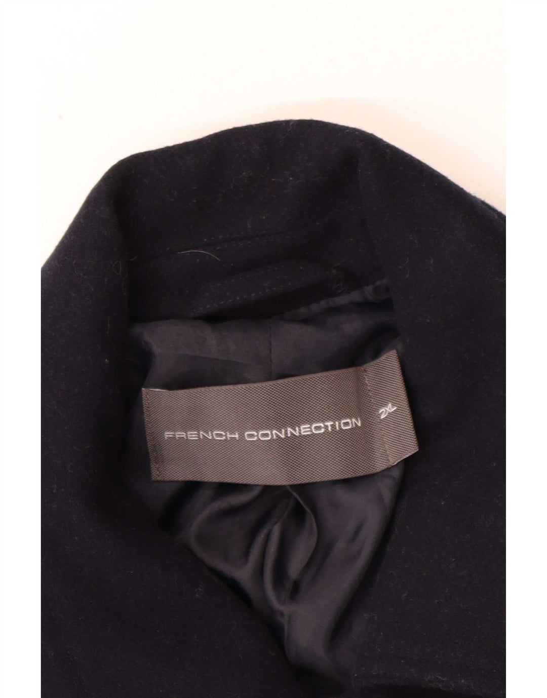 French Connection Mens Pea Coat UK 44 2XL Navy Blue