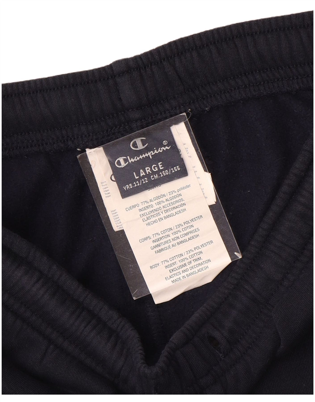 Champion Boys Tracksuit Trousers Joggers 11-12 Years Large Navy Blue