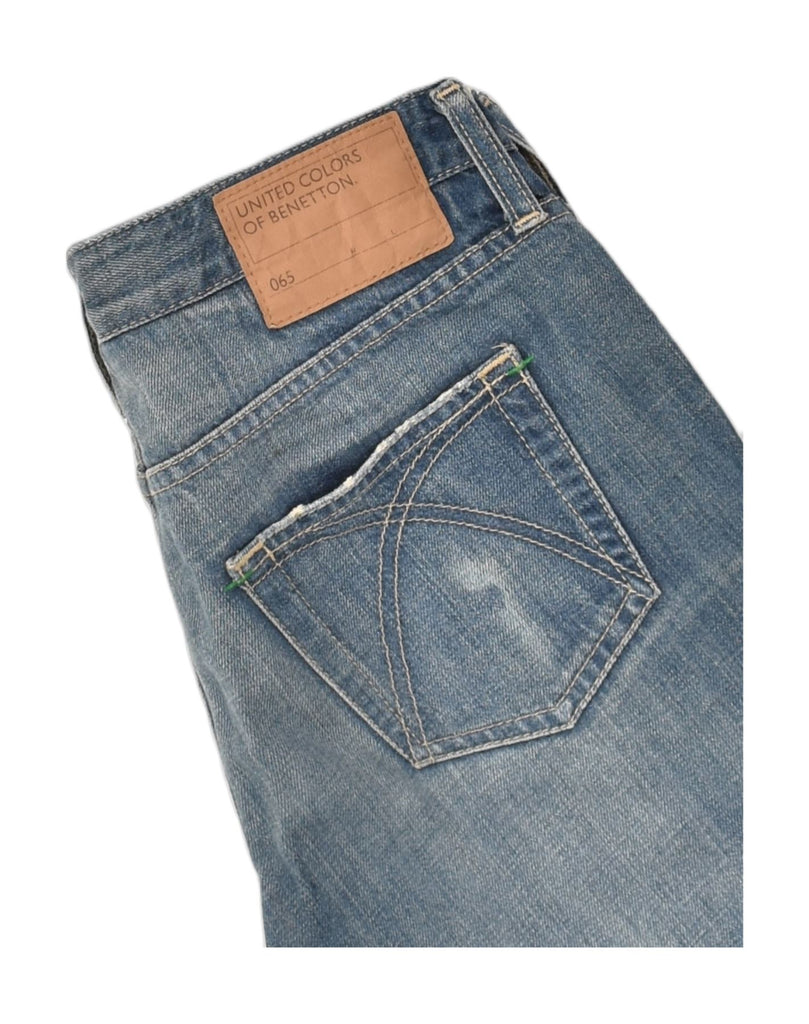 BENETTON Womens Bootcut Jeans IT 42 Medium W30 L35 Blue Cotton | Vintage Benetton | Thrift | Second-Hand Benetton | Used Clothing | Messina Hembry 