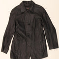 TORUS Womens Leather Jacket UK 14 Medium Black Leather Vintage Torus and Second-Hand Torus from Messina Hembry 
