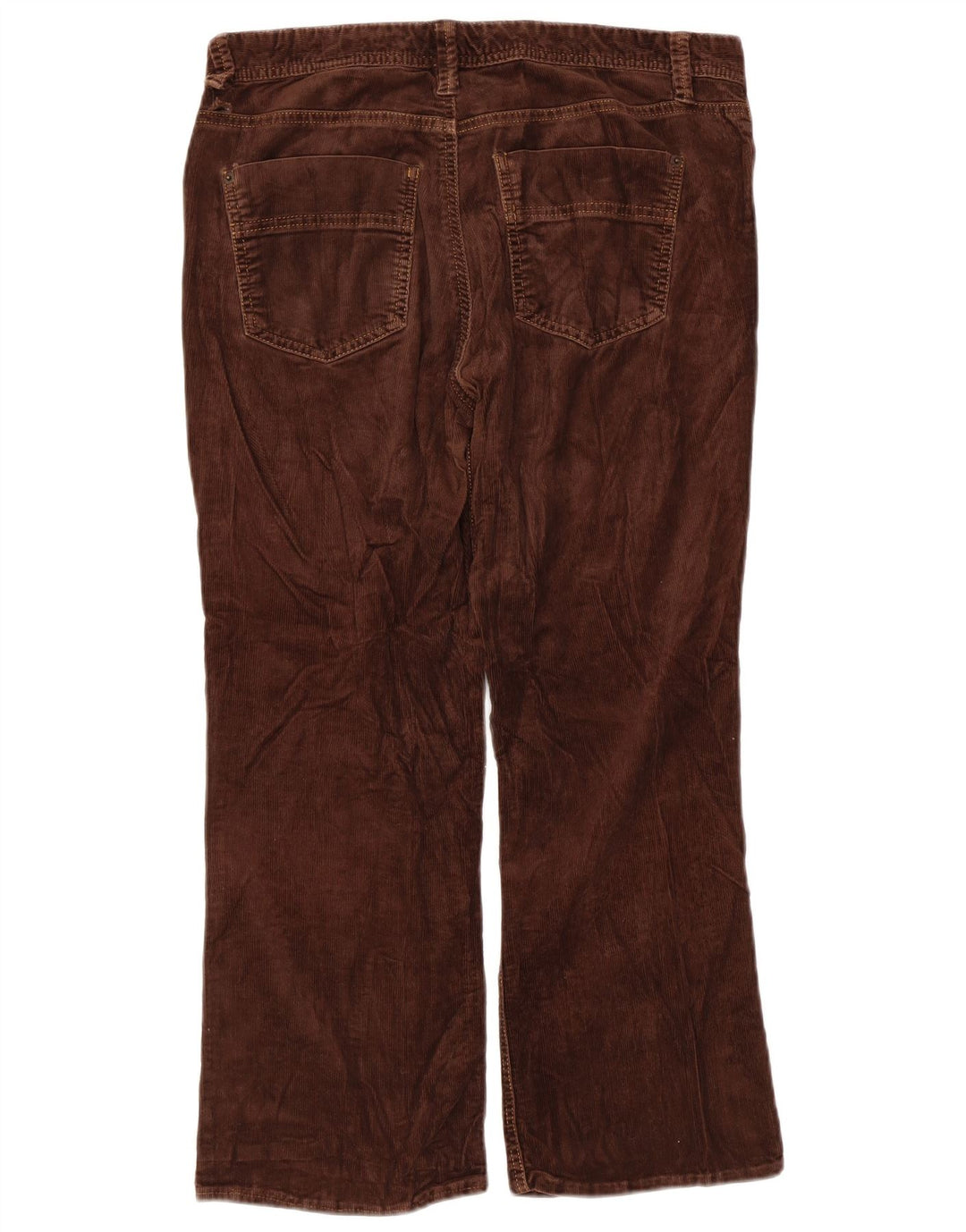 Eddie Bauer Womens Classic Corduroy Trousers US 6 Medium W32 L23 Brown