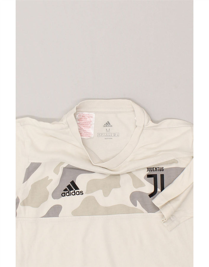 ADIDAS Boys Graphic T-Shirt Top 11-12 Years Medium White Colourblock | Vintage Adidas | Thrift | Second-Hand Adidas | Used Clothing | Messina Hembry 