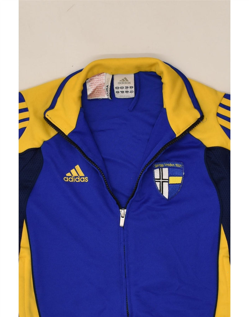 ADIDAS Boys Clima 365 Graphic Tracksuit Top Jacket 9-10 Years Blue | Vintage Adidas | Thrift | Second-Hand Adidas | Used Clothing | Messina Hembry 