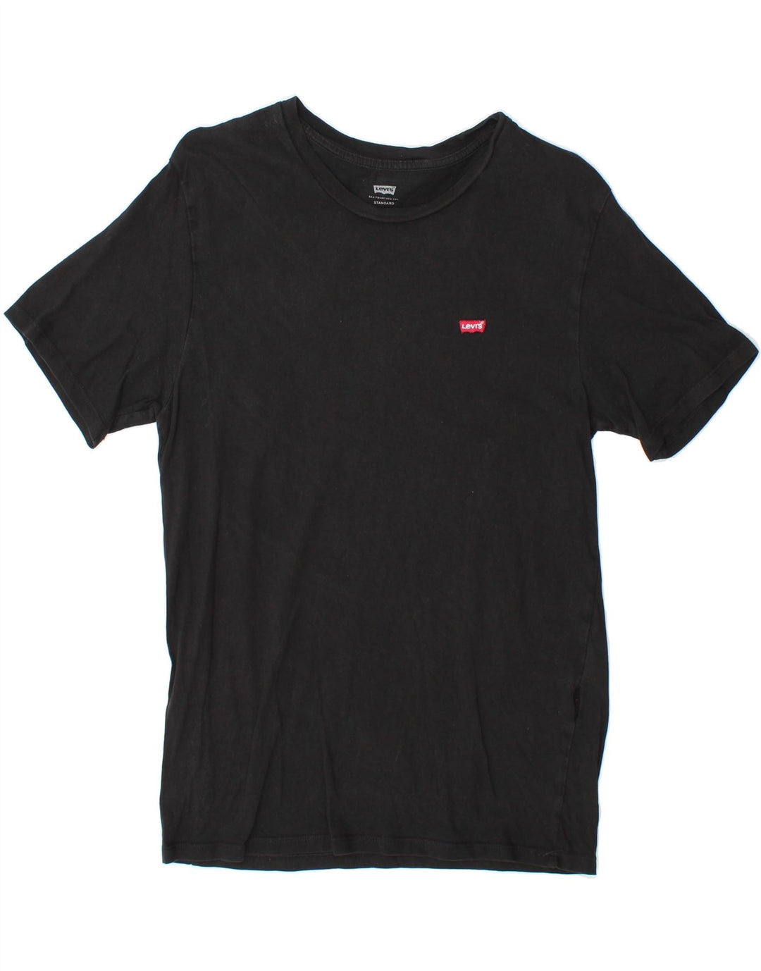 LEVI'S Mens Standard T-Shirt Top Small Black Cotton Vintage Levi's and Second-Hand Levi's from Messina Hembry 