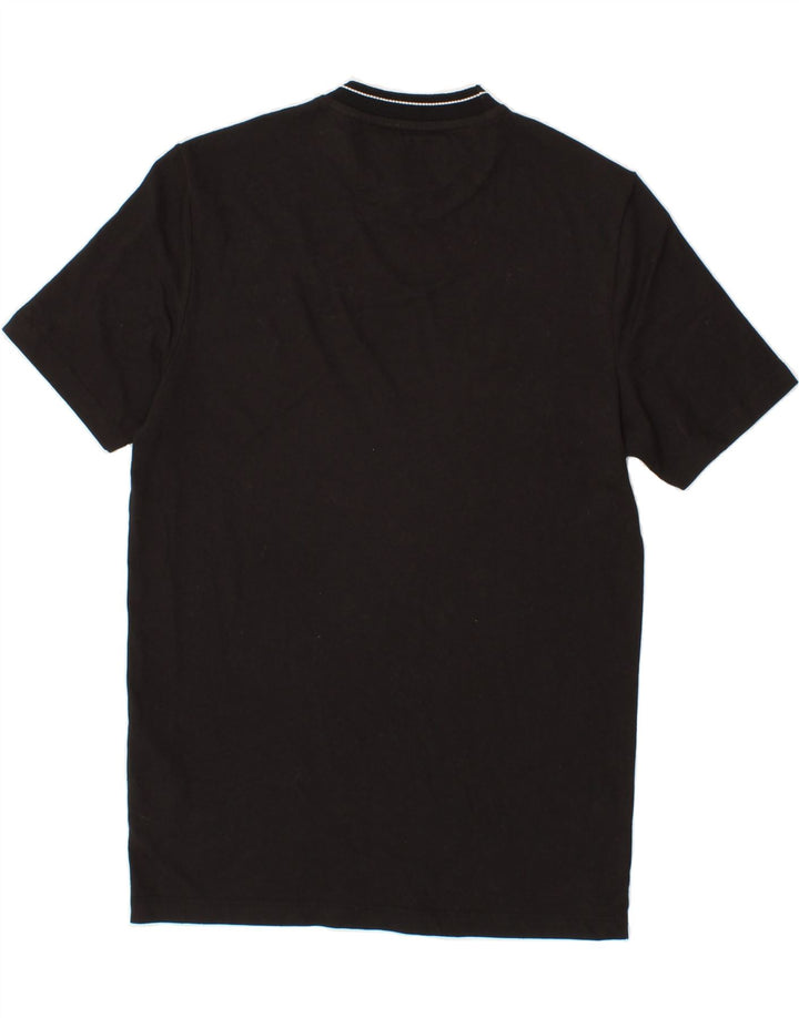 LYLE & SCOTT Mens Graphic T-Shirt Top XS Black Cotton Vintage Lyle & Scott and Second-Hand Lyle & Scott from Messina Hembry 