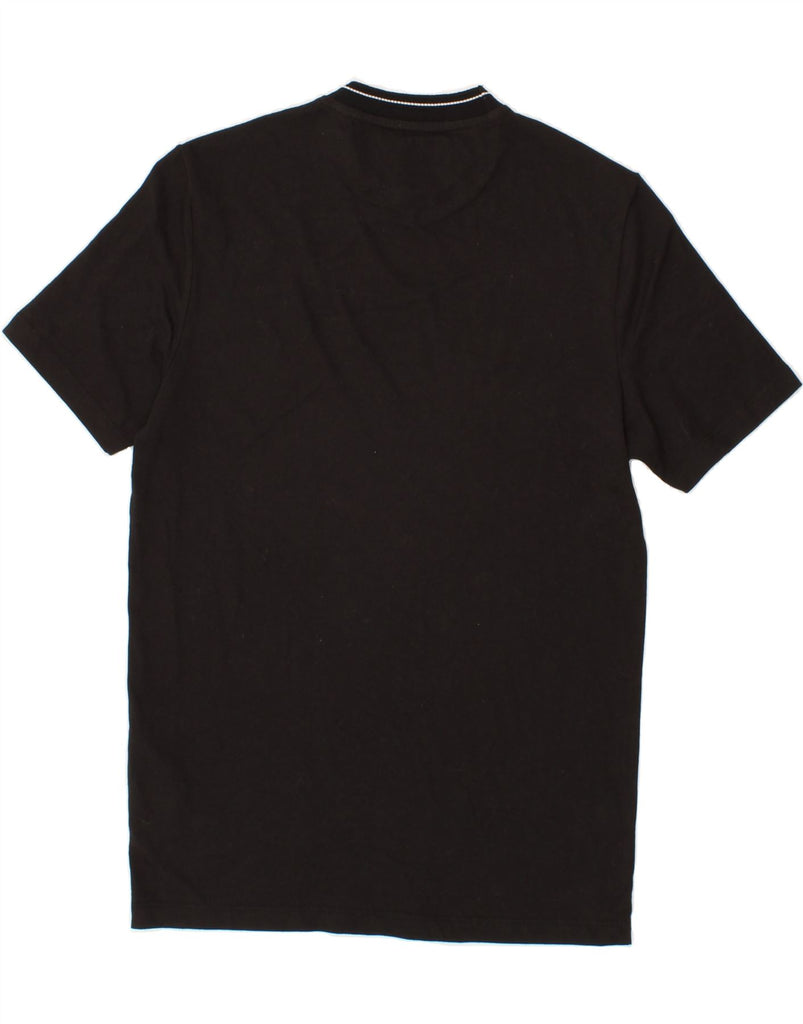 LYLE & SCOTT Mens Graphic T-Shirt Top XS Black Cotton Vintage Lyle & Scott and Second-Hand Lyle & Scott from Messina Hembry 