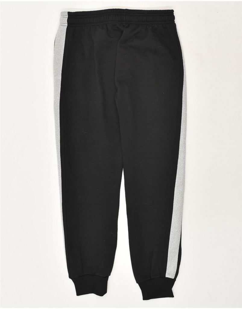 UMBRO Womens Tracksuit Trousers Joggers UK 14 Large Black Colourblock | Vintage Umbro | Thrift | Second-Hand Umbro | Used Clothing | Messina Hembry 