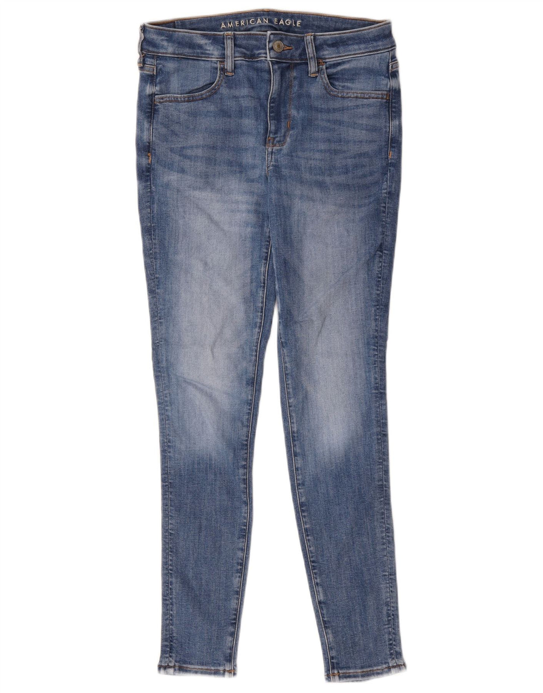 American Eagle Womens Skinny Jeans US 6 Medium W30 L28 Blue Cotton