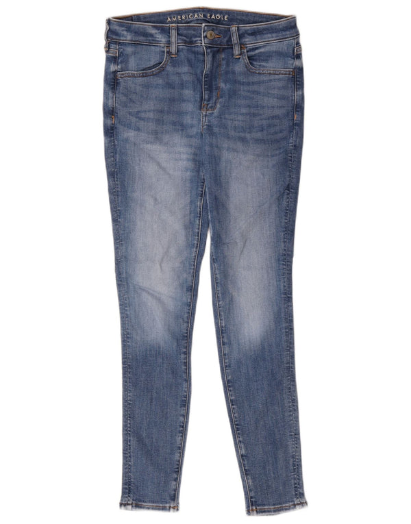 American Eagle Womens Skinny Jeans US 6 Medium W30 L28 Blue Cotton