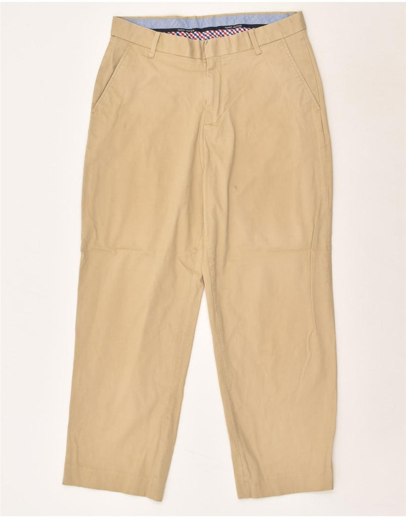 TOMMY HILFIGER Boys Straight Chino Trousers 15-16 Years W28 L25 Beige | Vintage Tommy Hilfiger | Thrift | Second-Hand Tommy Hilfiger | Used Clothing | Messina Hembry 