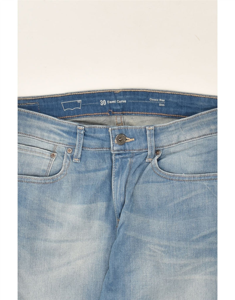 LEVI'S Womens Demi Curve Classic Rise Slim Jeans W30 L31 Blue Cotton | Vintage Levi's | Thrift | Second-Hand Levi's | Used Clothing | Messina Hembry 