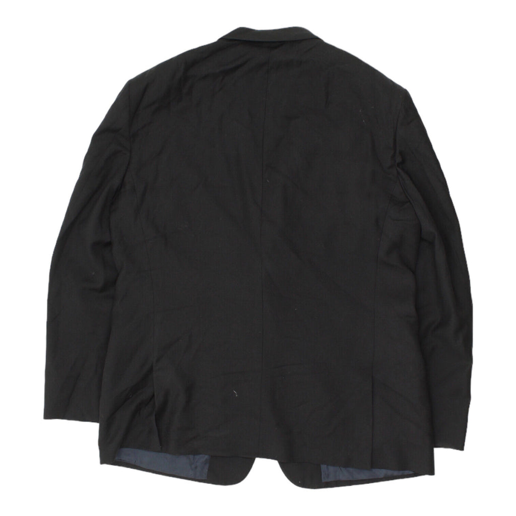 Valentino Uomo Mens Black Wool Blazer Jacket | Vintage High End Designer Suit | Vintage Messina Hembry | Thrift | Second-Hand Messina Hembry | Used Clothing | Messina Hembry 