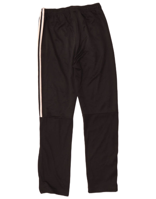 Adidas Boys Tracksuit Trousers 15-16 Years XL Black Polyester