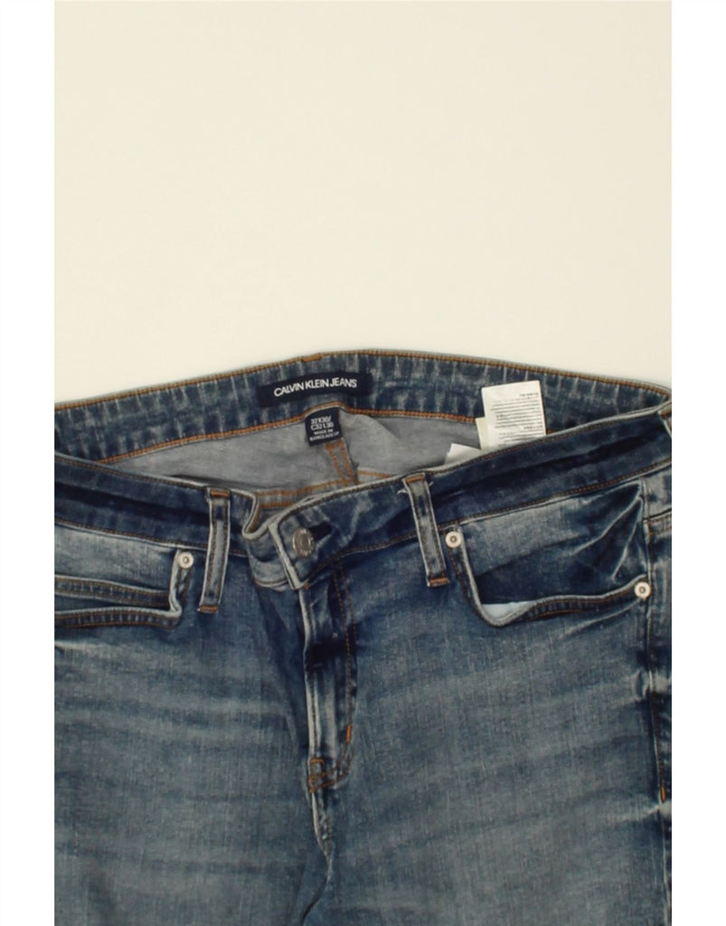 CALVIN KLEIN Womens Skinny Jeans W32 L30 Blue Elastane | Vintage Calvin Klein | Thrift | Second-Hand Calvin Klein | Used Clothing | Messina Hembry 