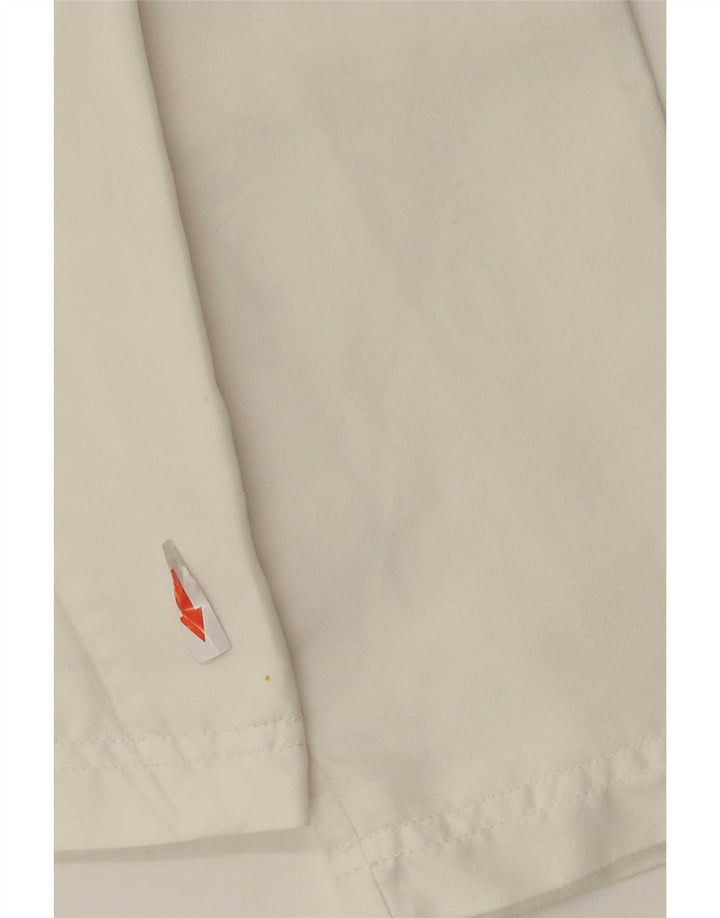 Adidas Womens Tracksuit Top Jacket UK 14 Medium White Polyester
